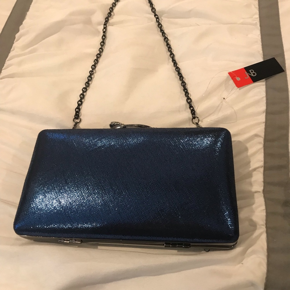 Navy evening bag. Brand new.